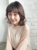 ベルビアンカ(Belle BIANCA)&nbsp;Belle BIANCA 前髪パーマ×愛され鎖骨セミディ by.Yukiho