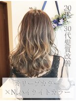 美容室 メザミー MESAMIES 20代30代40代大人かわいいバウンシーカール愛され透け感ミディ