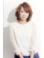 ヘアリゾートエーアイ 北千住店(hair resort Ai)&nbsp;ミディアム/マロンベージュ/Ａラインボブ/かきあげ/北千住