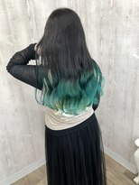 ラッズプラスエイチ(Lads+h)&nbsp;グラデーションカラー　グリーン