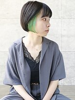 ヘアーアンジェ 伊達店(Hair ange)&nbsp;【イルミナカラー×髪質改善TR】耳かけショートスタイル