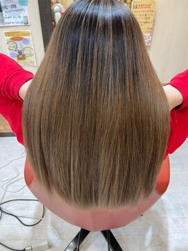 ヘアスタジオブービー ハイライト×ロング