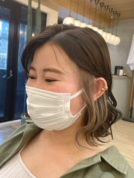 ロンドアジュール 横浜(Lond azur) インナーベージュ×ゆるふわミディ