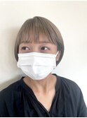 ワイドバング×ミニボブ