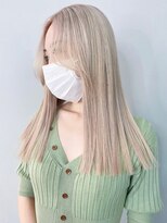 アルバム 渋谷パルコ(ALBUM)&nbsp;ホワイトベージュ_チェリーブラウンフェミニンロング_ba422131