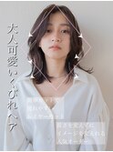 白川20代30代40代小顔カット大人かわいいくびれモテ髪23.2.26 5