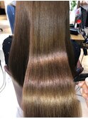 酸性髪質改善ストレート♪