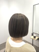 ゴウトゥデイ 岡山店(GO TODAY)&nbsp;白髪ぼかしハイライト×ボブ【金川将聡】