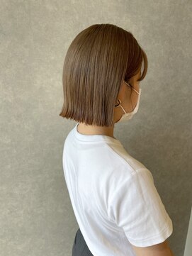 オブジェ シエル(obje't ciel) 【Obje’tciel】艶髪くびれボブ/マロンベージュ【暮石唯】