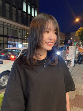 ボアップ(boappu) #レイヤーカット#暗髪#カット#レイヤースタイル