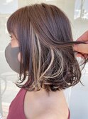 ダメージレスなインナーカラーデザイン