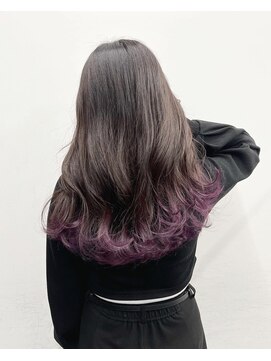 イース バイ アンブルリュクス 北千住(Ease by amble luxe) パープルグラデーション