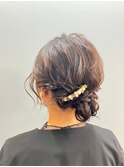 ゆるふわシニヨン