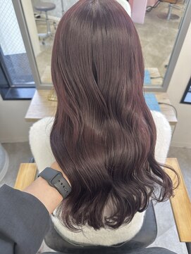 ガーランドウメダ(Garland umeda) 小顔前髪メルティカラーフェミニンロング似合わせカット