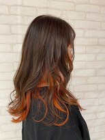 ビス ヘア アンド ビューティー 西新井店(Vis Hair＆Beauty)&nbsp;オレンジカラー/インナーカラー/ブリーチカラー/ダブルカラー