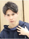 爽やかハーフアップショート
