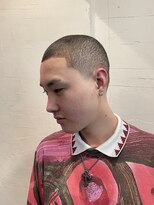 ビーバイエイトジェンツ(Bee by EIGHT GENTS)&nbsp;ブルーブラック/スペインカール/スパイキーショート/心斎橋 ブ