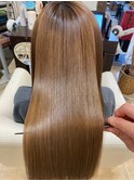 酸性縮毛矯正サラツヤロングヘアハイダメージ対応