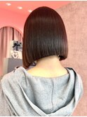 縮毛矯正と髪質改善で叶える切りっぱなしボブ