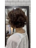 ボブ×レイヤーカット×デジタルパーマ