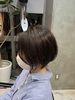 エリマ 調布(elima) 調布レディースカットショートボブハンサムショートワンカラー