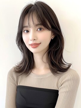 ブロウ ネックス ザ サロン 表参道(VLOW nex the salon) 【hit style#34】愛されミディアムレイヤー vlow 表参道 韓国