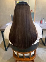 ヒース 姪浜(Heath)&nbsp;オリーブグレージュ 透明感カラー 髪質改善ストレート 艶髪 20代