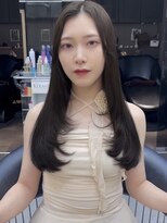 ロンドアヴァントゥス 池袋(Lond aventus)&nbsp;ミニウルフレイヤーカット顔周りカット前髪カット韓国ロング池袋