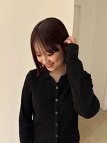 サラ 天神大名店(SARA) 【天神/大名】ボルドーカラー/ボブスタイル