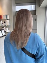 エイト 沖縄豊崎店(EIGHT toyosaki)&nbsp;【EIGHT 豊崎】お客様スタイル_［柔らかなミルクティーカラー］