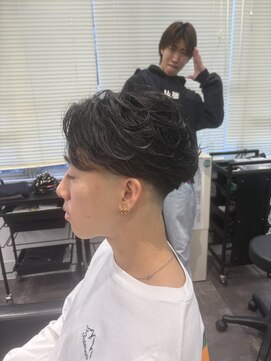 ルースト 京都四条大宮店(ROOST) フェザーショート/センターパート/フェザーパーマ