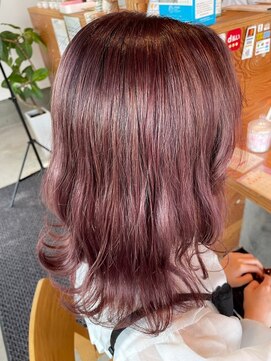 リムヘアーズボウグループ(Rim hairs BEAU group) 滋賀/守山/ミディアム/カシスカラー