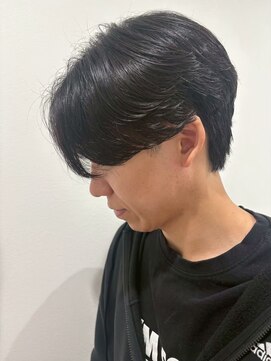 ニアウ 高崎店(Niau) MEN’S HAIR/フェザーパーマ/刈り上げセンターパート/群馬高崎