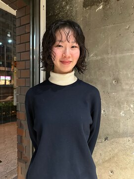 ハマモト ボブパーマ