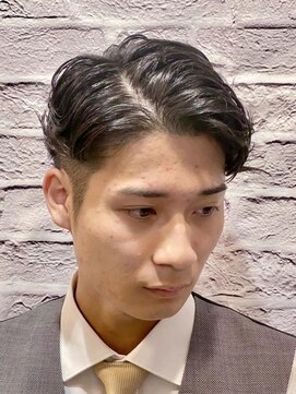銀座マツナガ 新宿野村ビル店 ビジネスショート×パーマ