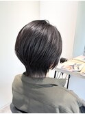 ハンサムショート/レイヤーカット/黒髪ショート