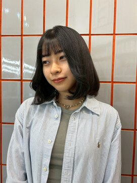 ペレ 原宿(PELE) ダブルカラー/ケアブリーチ/羽エクステ/原宿