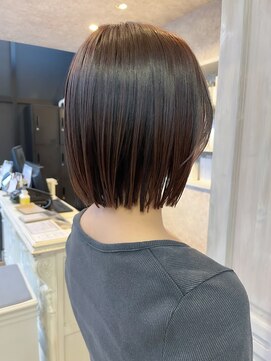 キャアリー(Caary) 福山人気20代30代40代髪質改善ストレートぱつボブ美髪ミニボブ