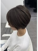 【白髪ぼかしハイライト】ダークアッシュグレー