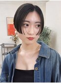 レイヤーボブ表参道髪質改善ショートカット切りっぱなしボブ