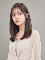 トリニティ(trinity) 縮毛矯正・シースルーバング・レイヤーカット・艶ブラウン