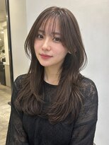 アクロ 梅田店(ACRO)&nbsp;シースルーバングナチュラルロングレイヤー