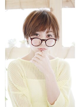 アジュテ(ajouter) ショートグラデーションボブ☆ゆるふわショートボブ♪