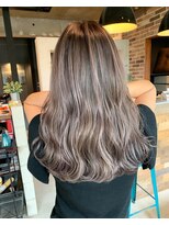 ソル ヘアー デザイン(SOL HAIR DESIGN)&nbsp;☆SOL☆バレイヤージュ×ラベンダーグレージュ