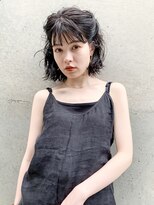 アイティー バイ アルバム 中野店(IT by ALBUM) ニュアンスボブアレンジ_エアリーミディショートパーマ_7839