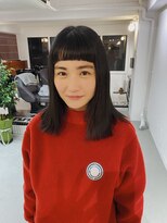 丹&nbsp;オン眉　ラインカット