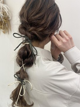 マージュ ギンザ(marju GINZA) ブライダルヘアメイクロングアレンジ