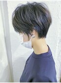 ピアスが華麗に見える♪束感カジュアルショートby柴立吉之助