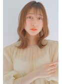 大人かわいいくびれモテヘア/愛され/薄めバング小顔カット<原宿>