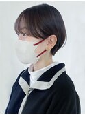 暗髪アッシュョート_ショコラアッシュヘルシースタイル_ba443661